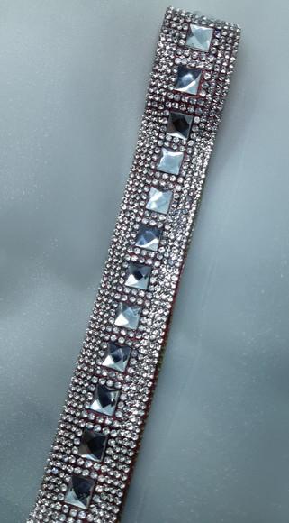 Cinto com strass Prata delicado