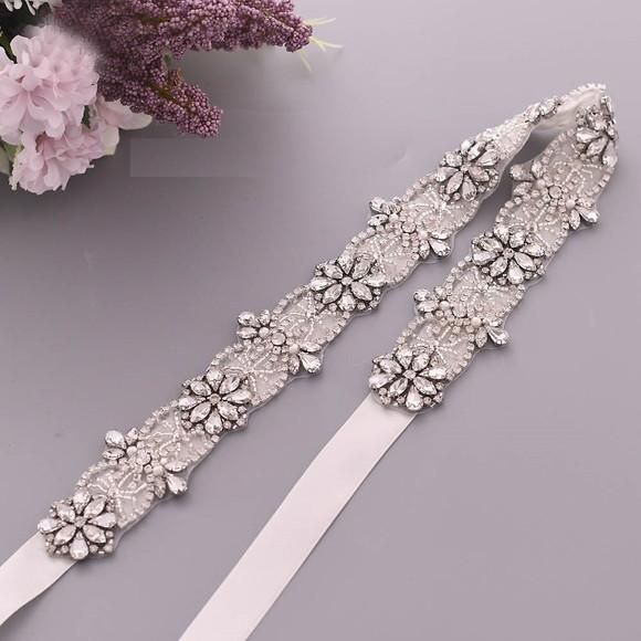 Cinto de Strass Bordado de Renda