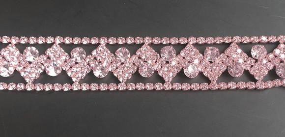 Cinto De Strass Chevron Dourado, Prata Ou Rosé