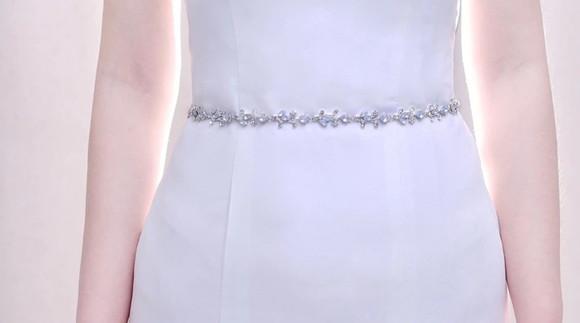 Cinto De Strass Com Pedraria Opala