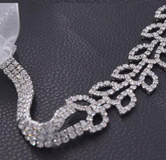 Cinto de Strass Flor e Folhas 3 Cores