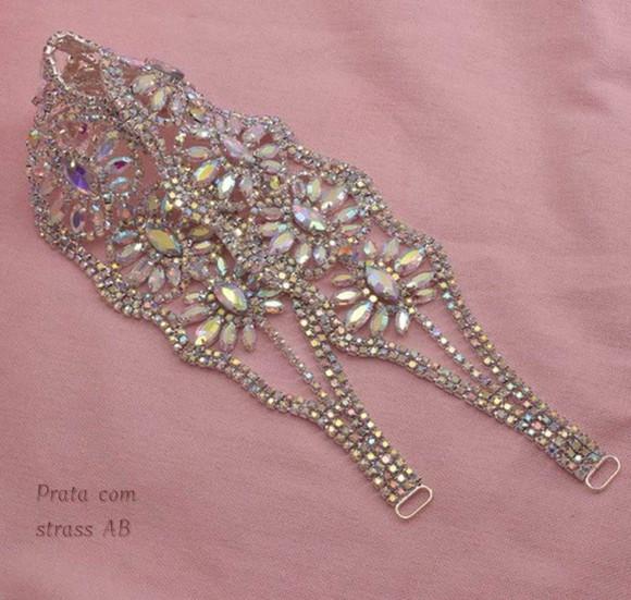 Cinto de Strass Flores em 7 Cores