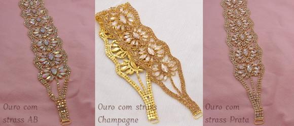 Cinto de Strass Flores em 7 Cores
