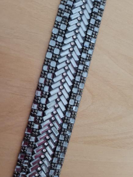Cinto de strass fumê