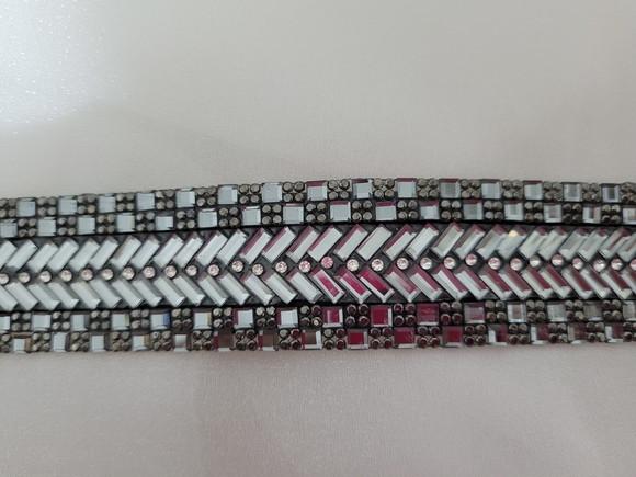 Cinto de strass fumê