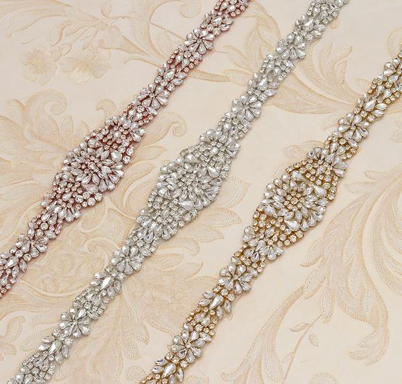 Cinto de Strass Grande Aplique 80cm