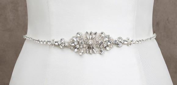 Cinto De Strass Prata
