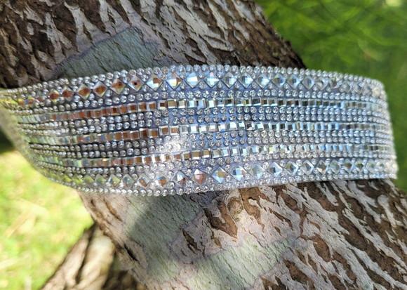 Cinto De Strass Prata Cintura Inteira