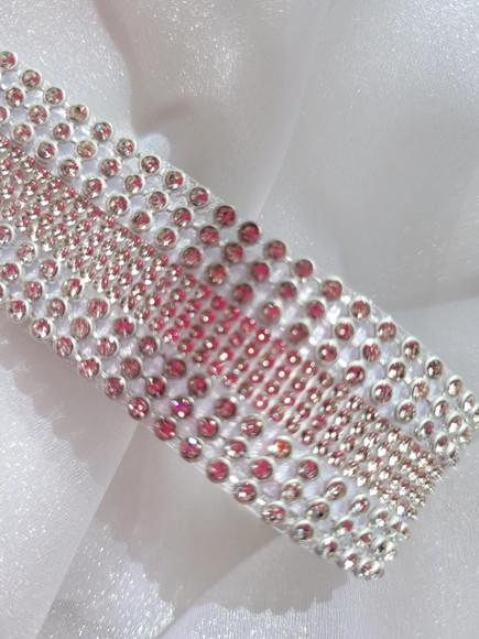 Cinto De Strass Prata Cintura Inteira