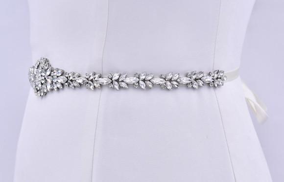 Cinto de Strass Prata com Pedrarias