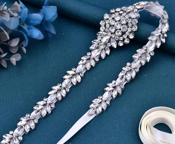 Cinto de Strass Prata com Pedrarias
