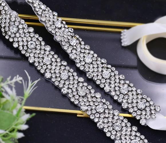Cinto de Strass Prata Luxuoso
