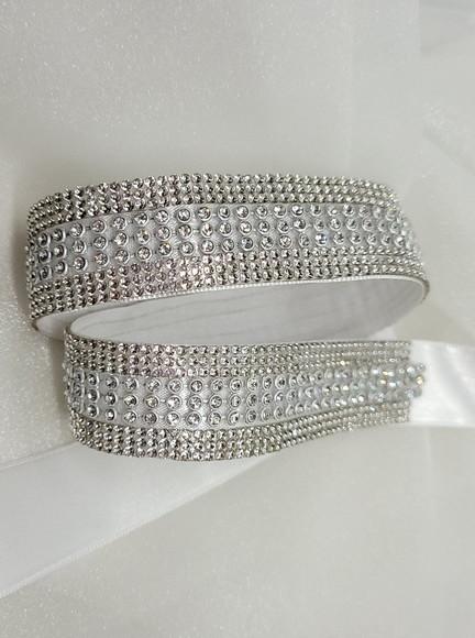 Cinto de Strass Prata Sob Medida