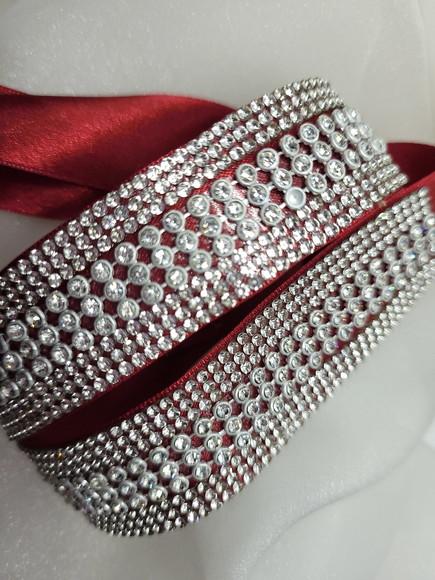 Cinto de Strass Prata Sob Medida