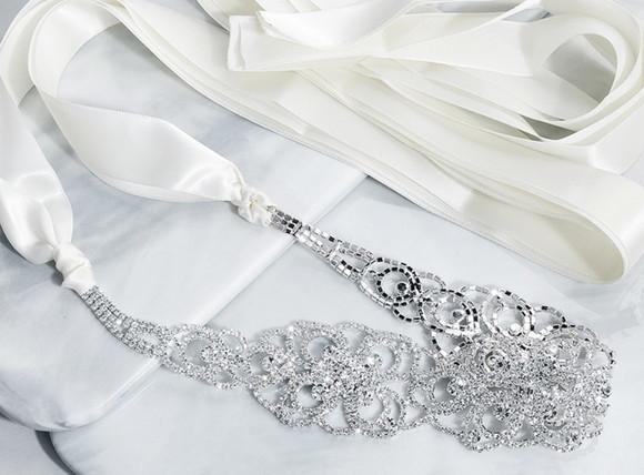 Cinto de Strass Renda Francesa
