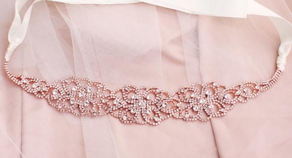 Cinto de Strass Renda Francesa