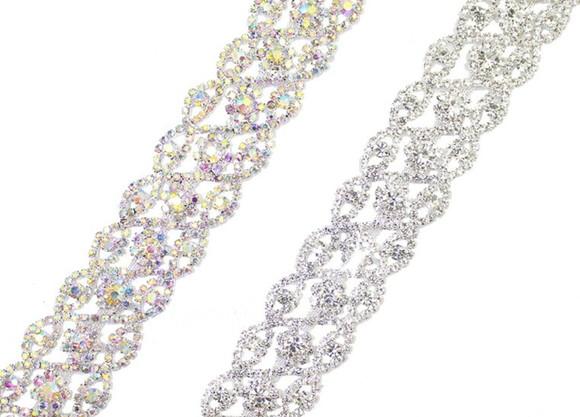 Cinto de Strass Renda Prateada