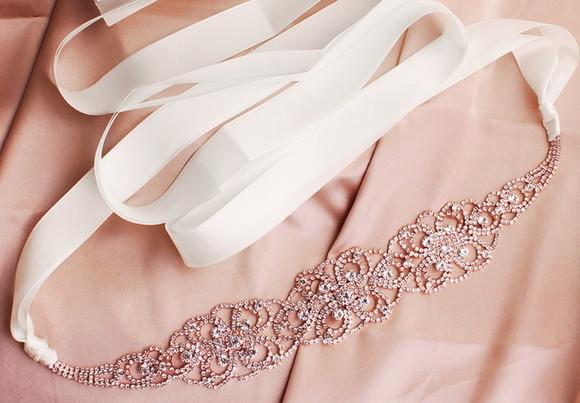 Cinto de Strass Renda Francesa