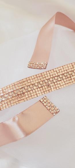 Cinto de Strass Rosé Gold