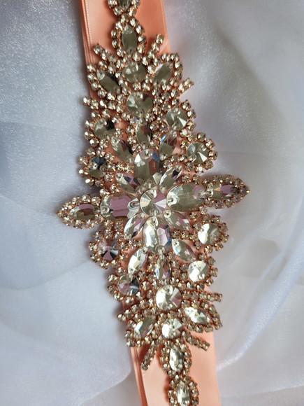 Cinto de Strass Rosé Gold