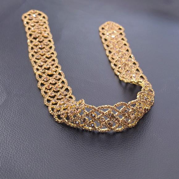 Cinto strass quadriculado 2 cores