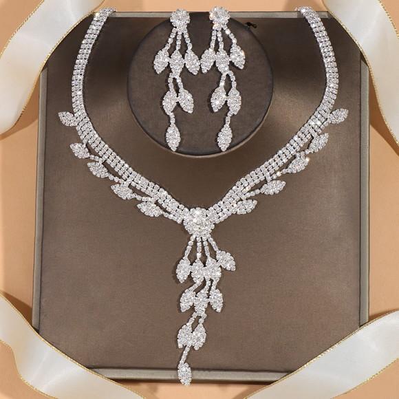 Conjunto Colar e Brincos Luxuoso