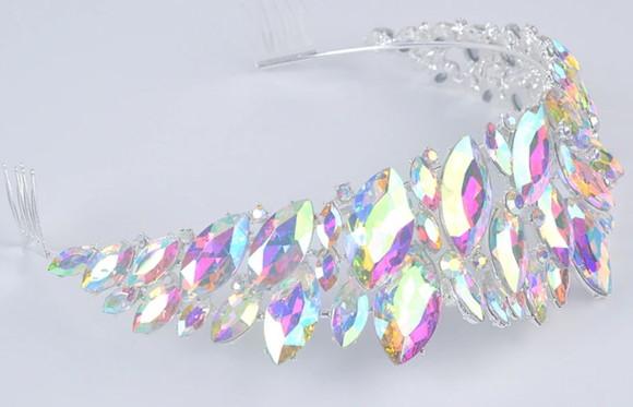 Coroa de cristal luxuosa