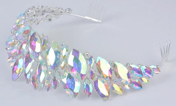 Coroa de cristal luxuosa