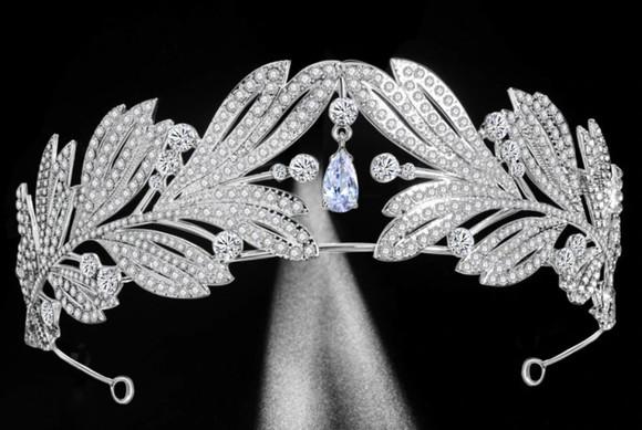 Coroa Tiara de strass para casamento