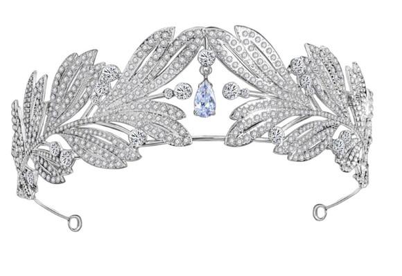 Coroa Tiara de strass para casamento