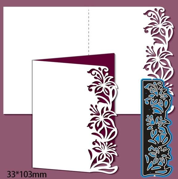 Faquinha de Corte Borda de flores para Convite