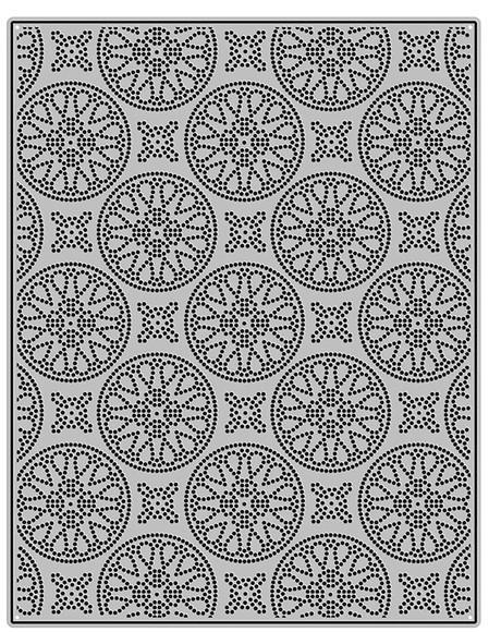 Faquinha de Corte Fundo pontilhado Rendas