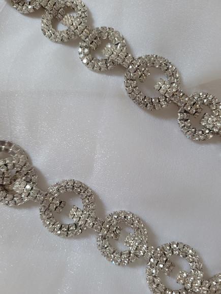 Kit com 2 Cintos de Argolas de Strass