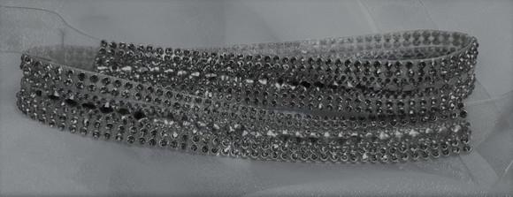 Kit com Cinto Grande (1m) e 2 Alças (40cm) de Strass
