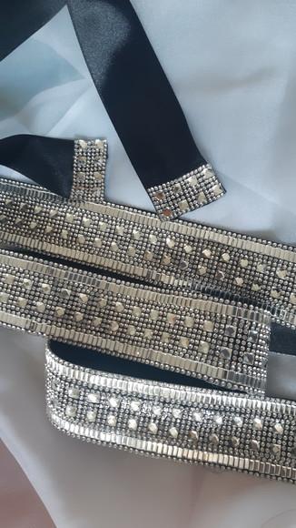 Kit com Duas Alças de Strass