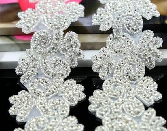Aplique Bordado com Strass