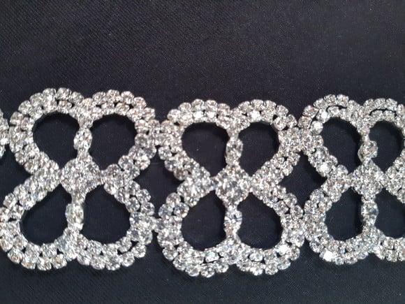 Aplique de strass para cinto prata, rosé, dourado ou chumbo