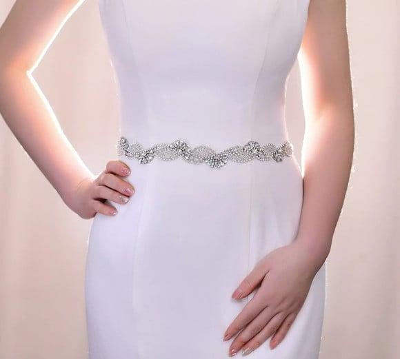 Cinto Bordado com Strass