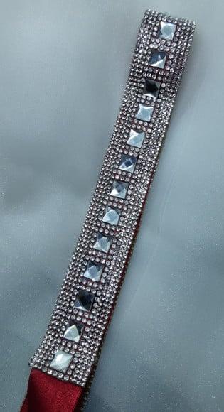 Cinto com strass Prata delicado