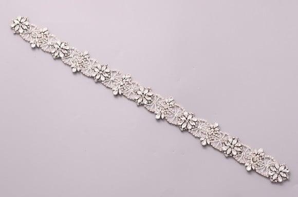 Cinto de Strass Bordado de Renda