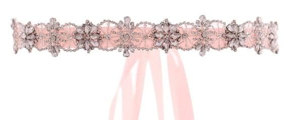 Cinto de Strass Bordado de Renda