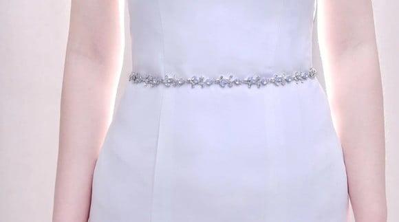 Cinto De Strass Com Pedraria Opala
