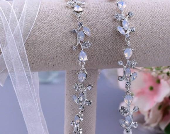 Cinto De Strass Com Pedraria Opala