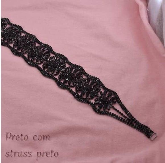 Cinto de Strass Flores em 7 Cores
