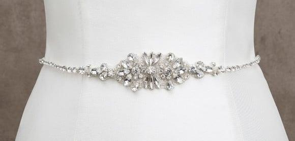 Cinto De Strass Prata