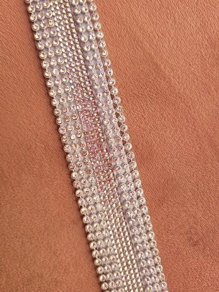 Cinto De Strass Prata Cintura Inteira