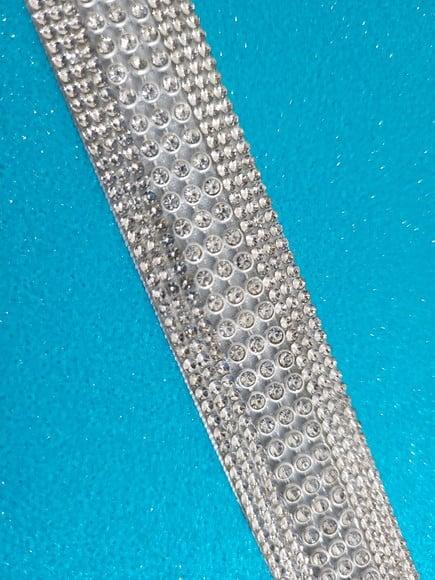 Cinto de Strass Prata Sob Medida