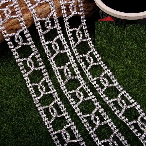 Cinto de Strass Rede de Prata