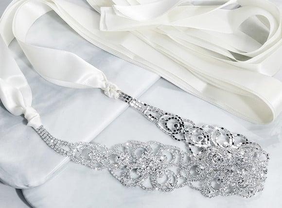 Cinto de Strass Renda Francesa
