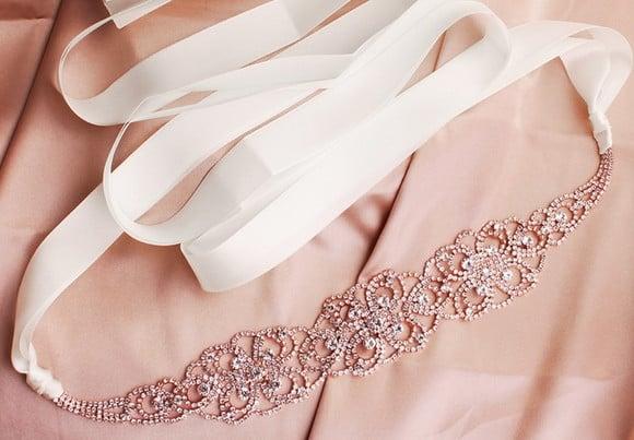 Cinto de Strass Renda Francesa